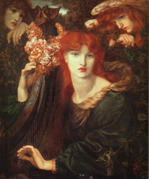 Dante Gabriel Rossetti La Ghirlandata oil painting picture